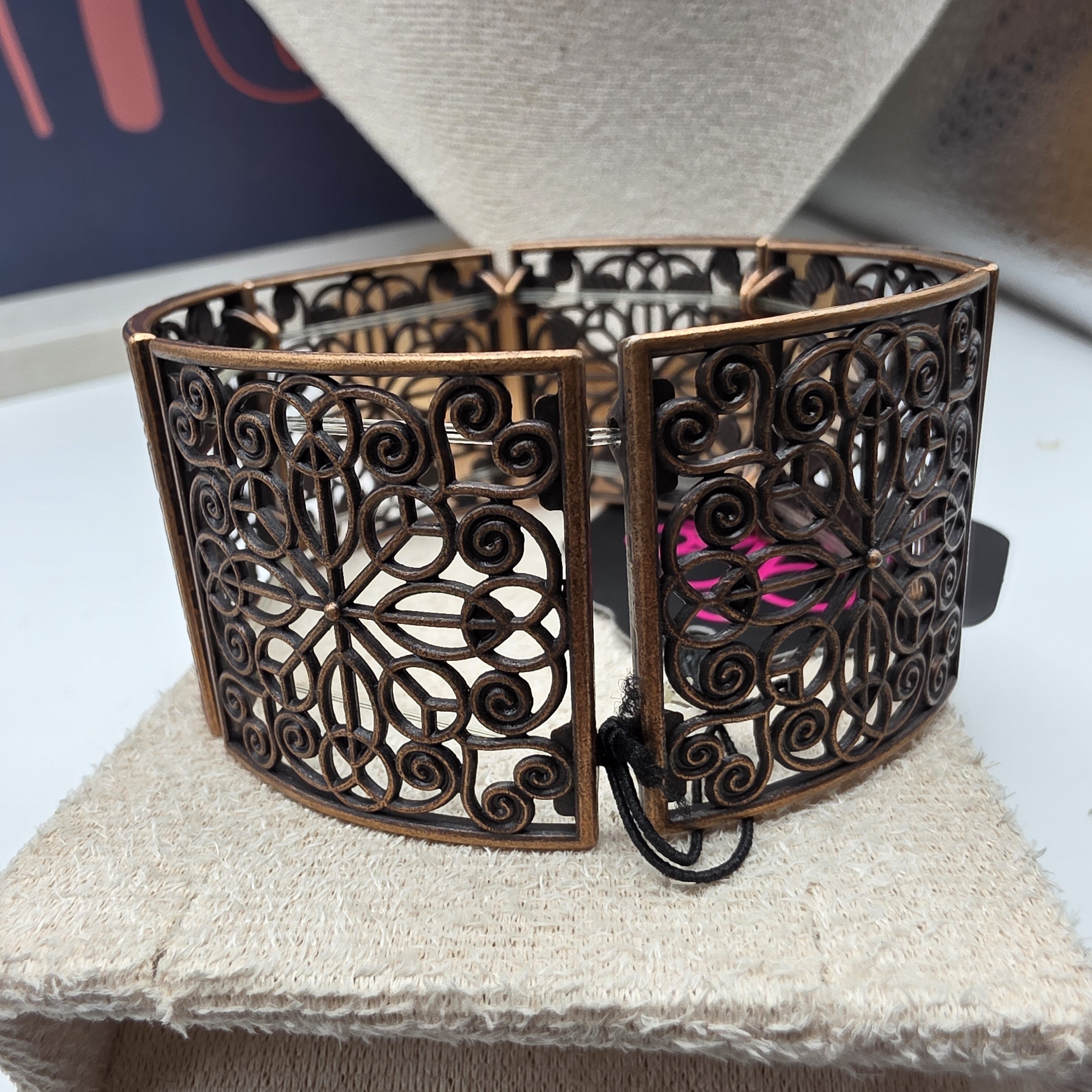 Paparazzi Bronze Filigree Cuff Bracelet 913